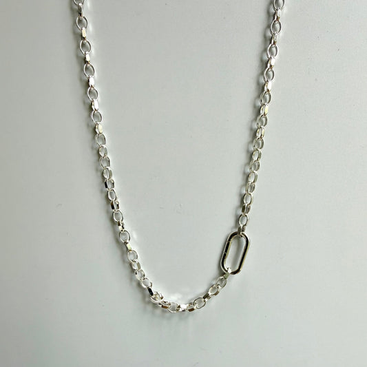 Carnelian Pendant on a Diamond Cut Belcher Chain