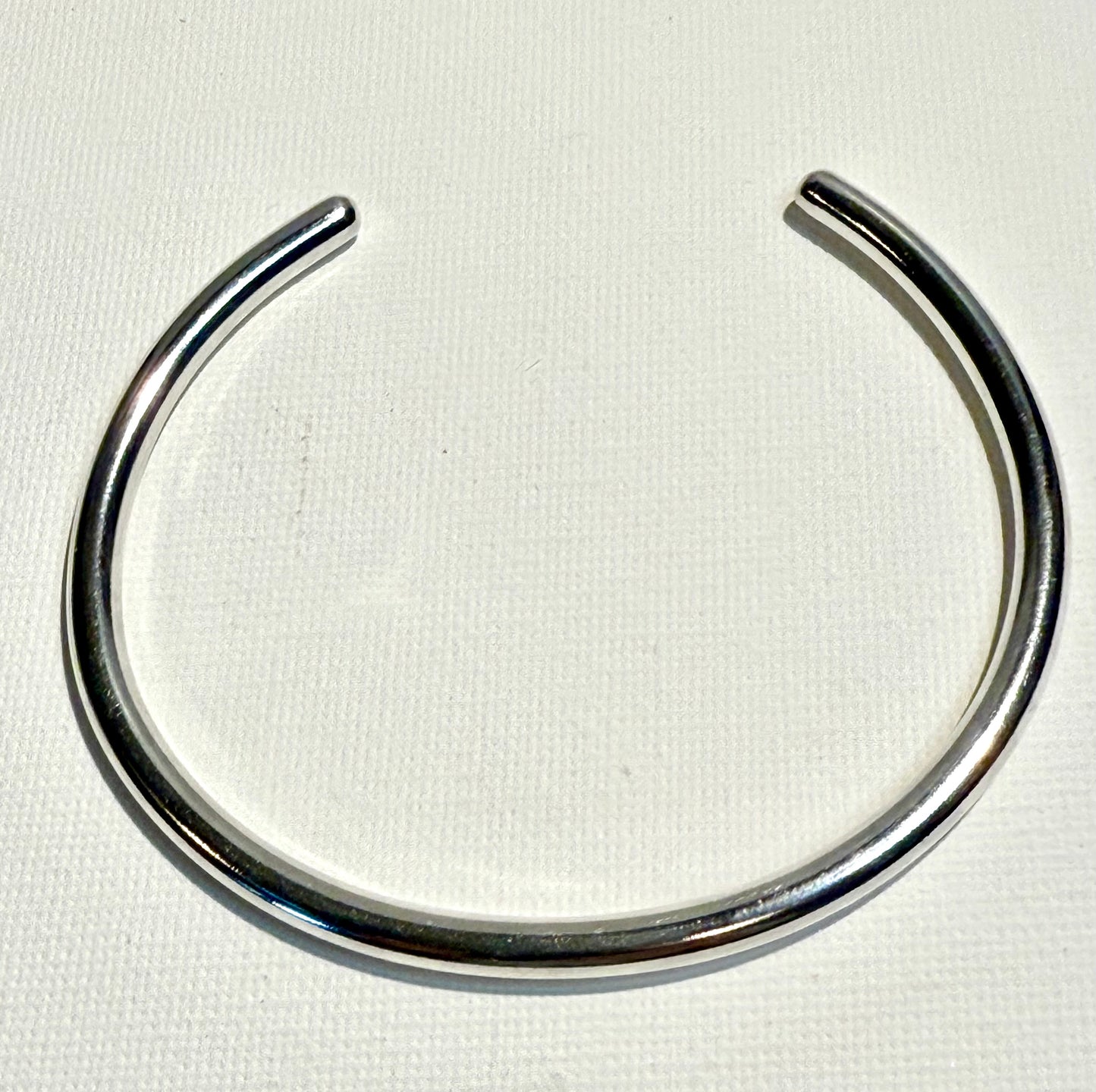 Silver Torque Bangle