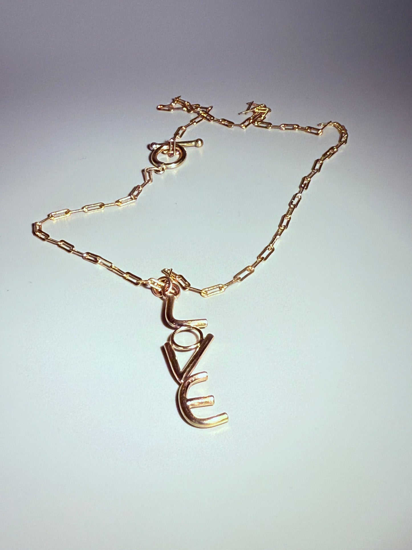 Gold LOVE Necklace