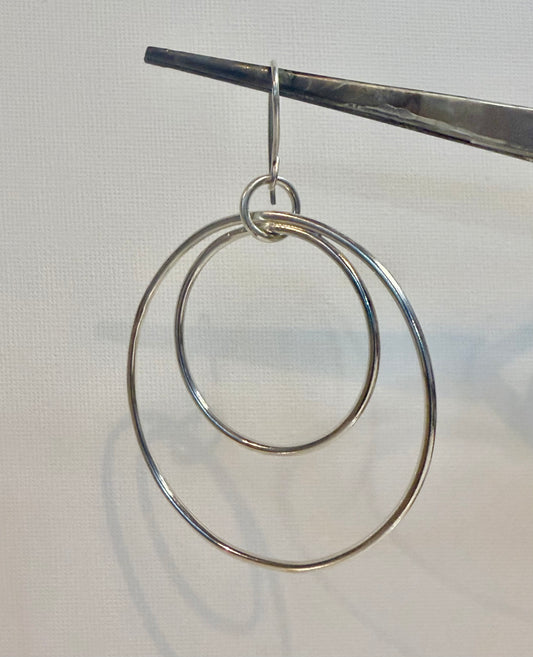 Silver Hoop Earrings
