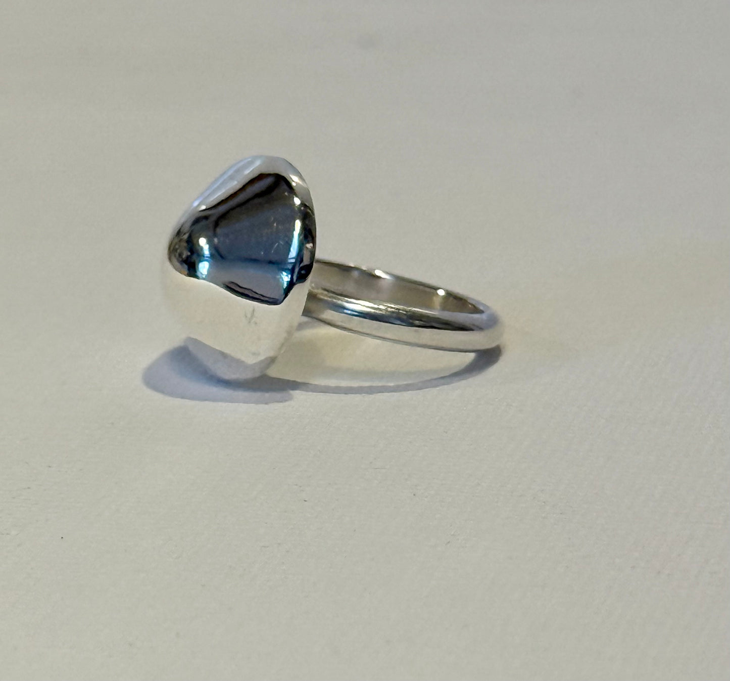 Domed Silver Ring