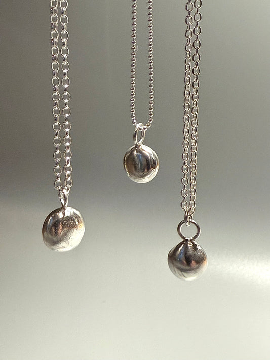 Molten Silver Pebble
