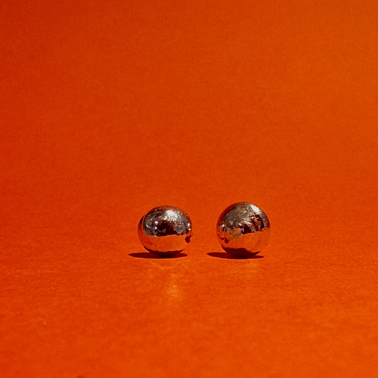 Molten Silver Studs