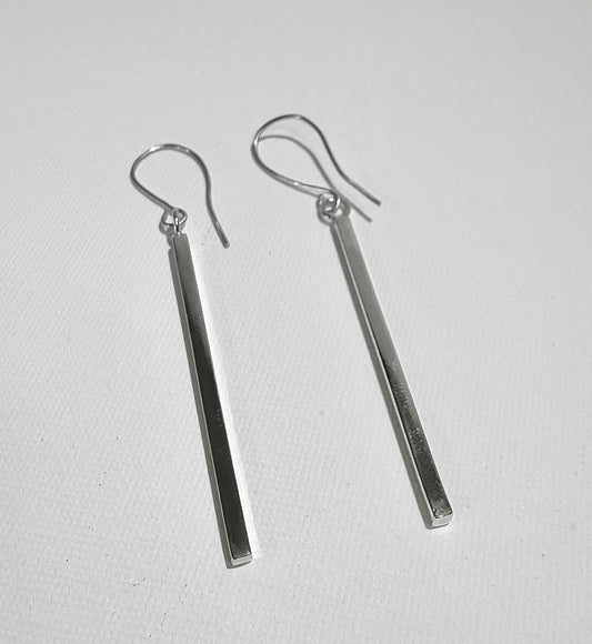 Straight Bar Drop Earrings