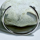 Silver Torque Bangle