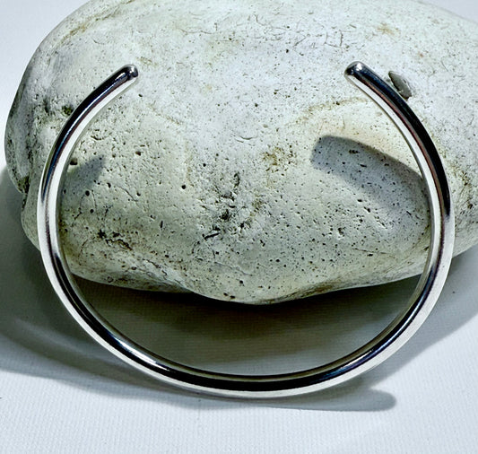 Silver Torque Bangle