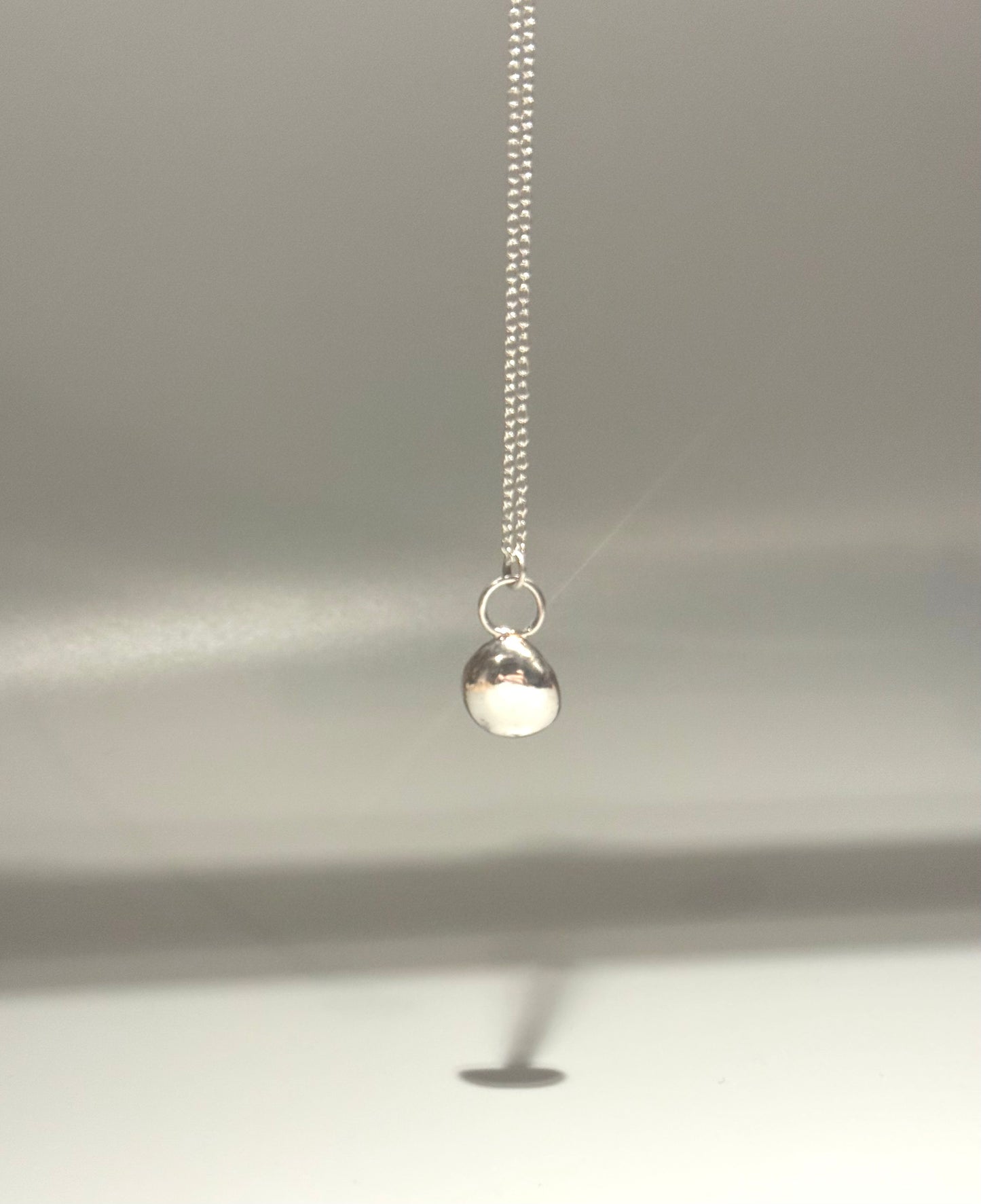 Silver Molten Pebble