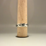 Men's Solid Silver Braided Ring