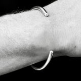 Silver Torque Bangle