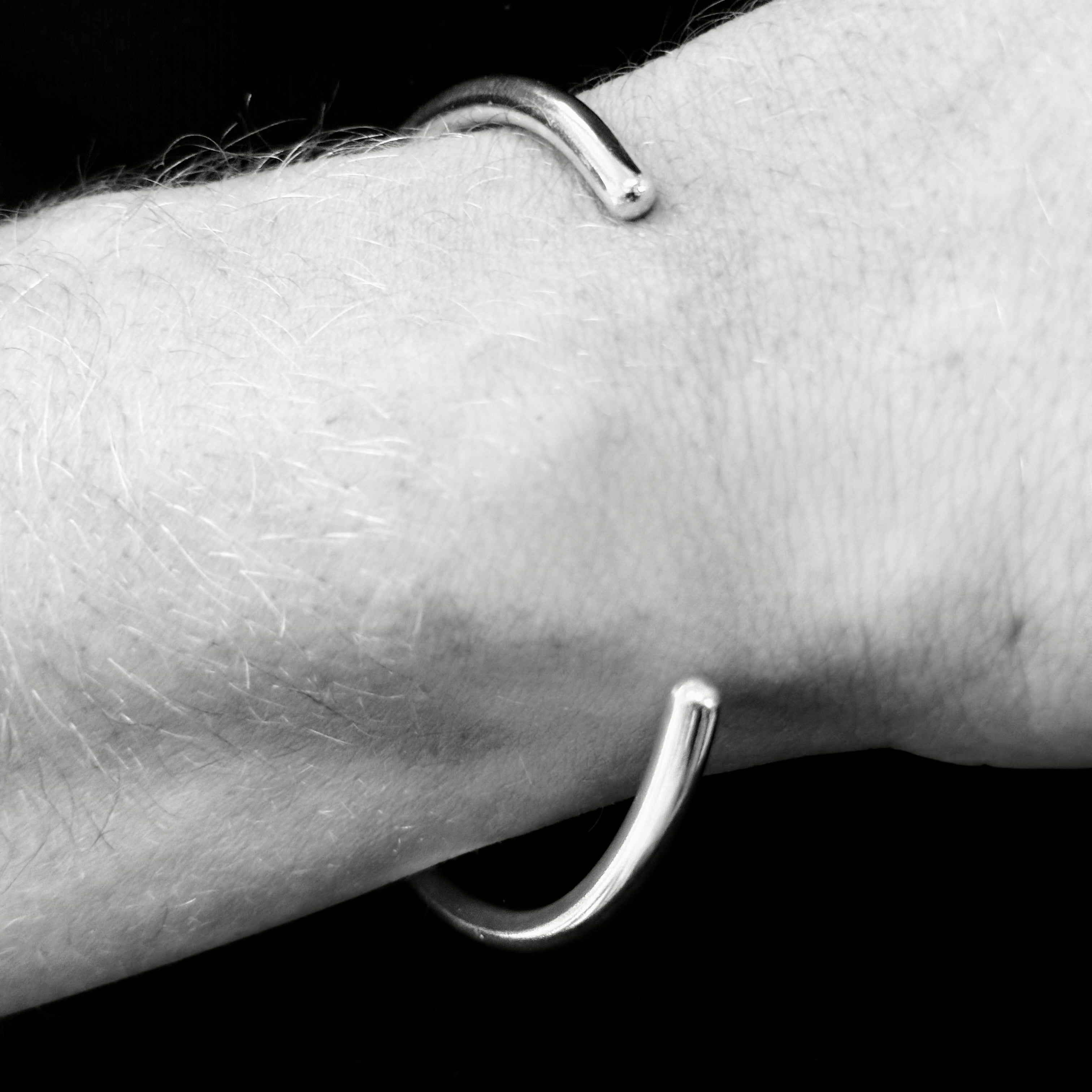 Silver Torque Bangle