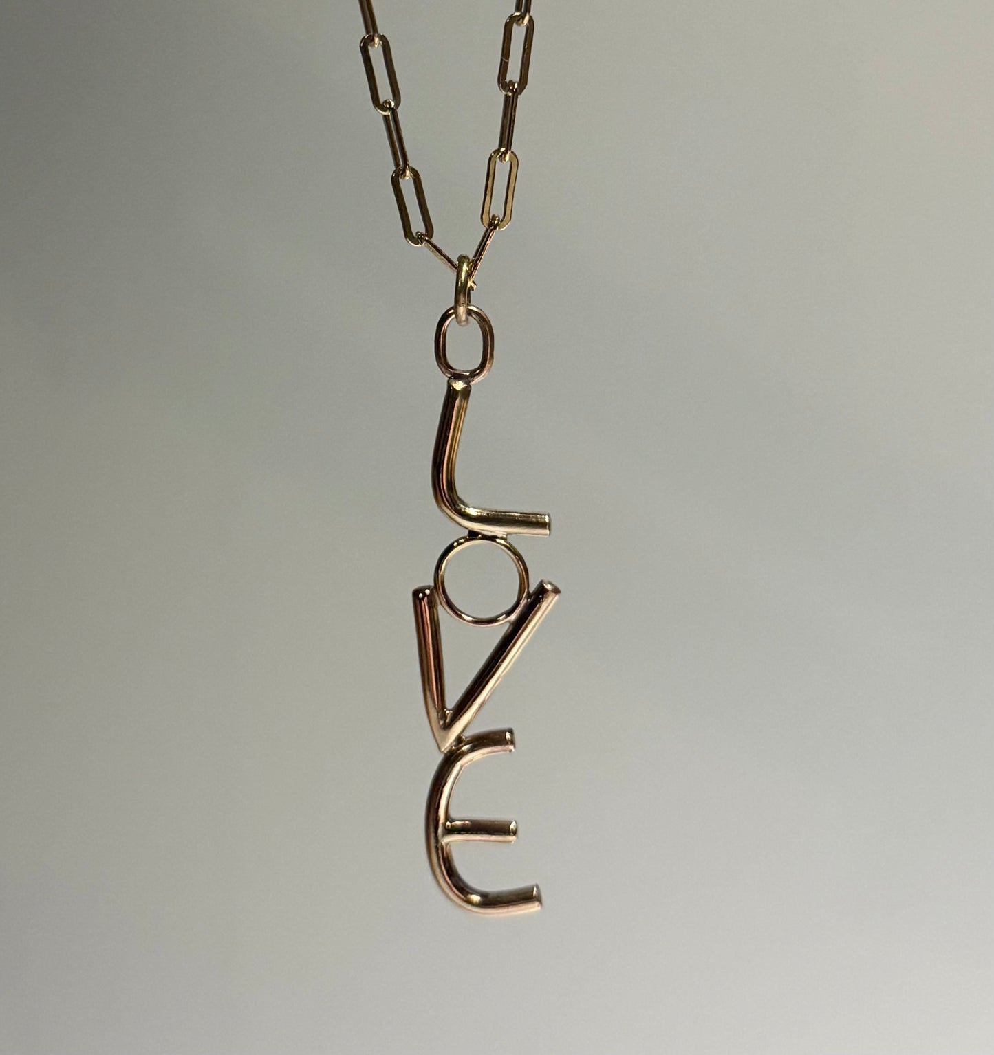 Gold LOVE Necklace