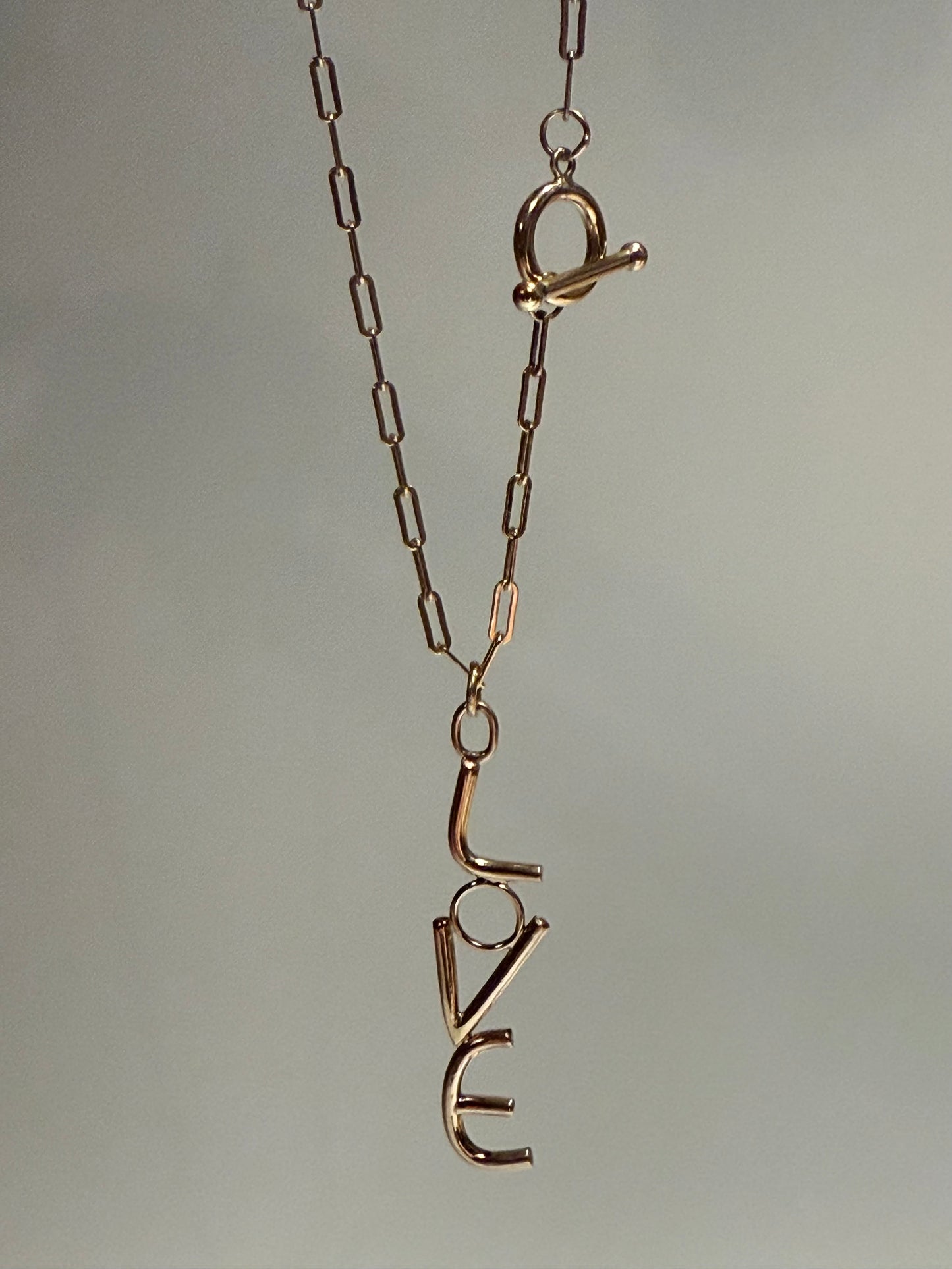 Gold LOVE Necklace