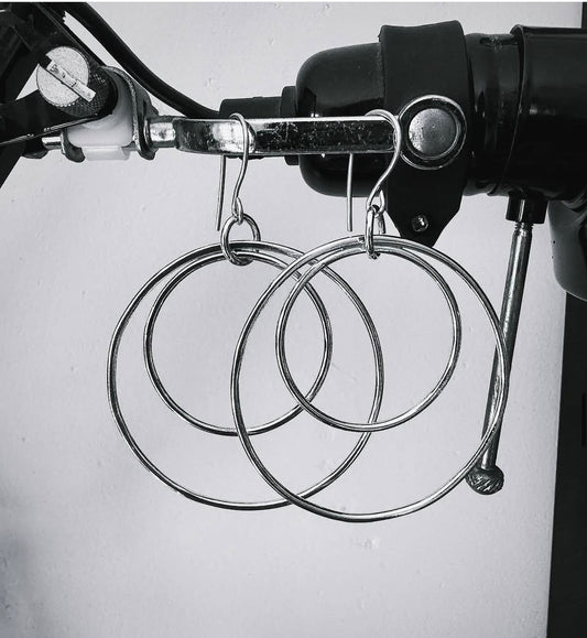 Silver Hoop Earrings
