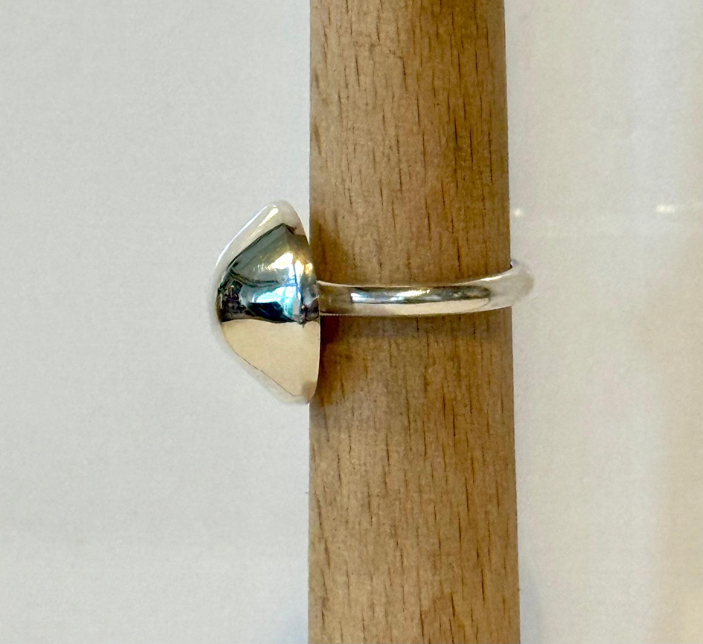 Domed Silver Ring