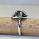 Domed Silver Ring