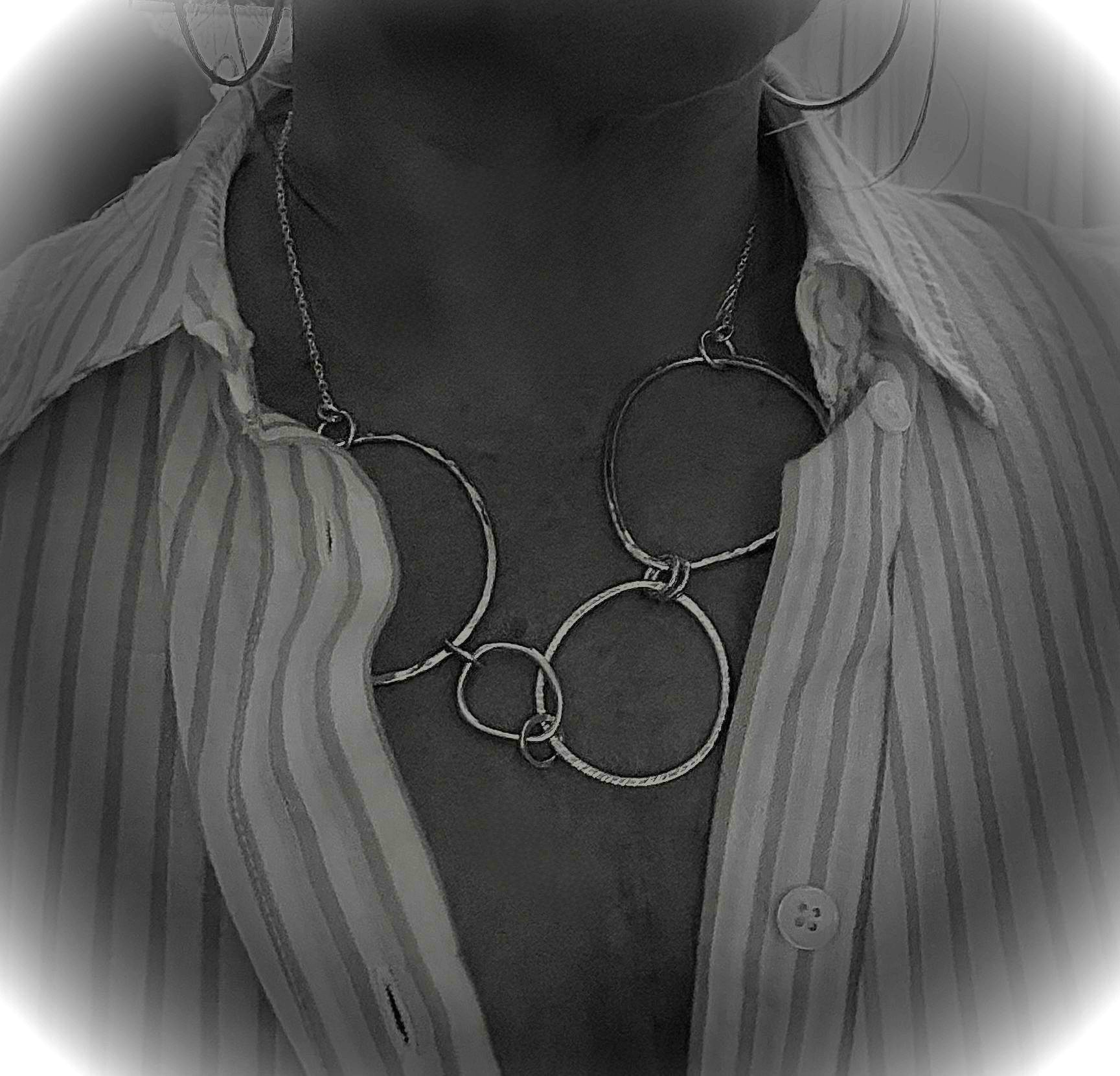 Organic Hoop Necklace