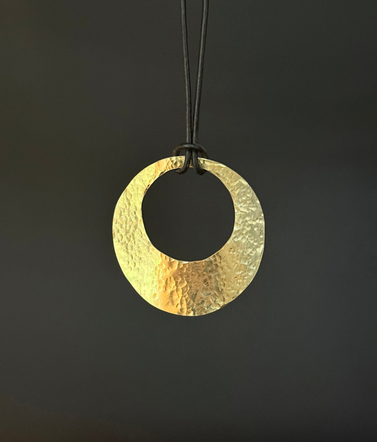 Large Brass Pendant