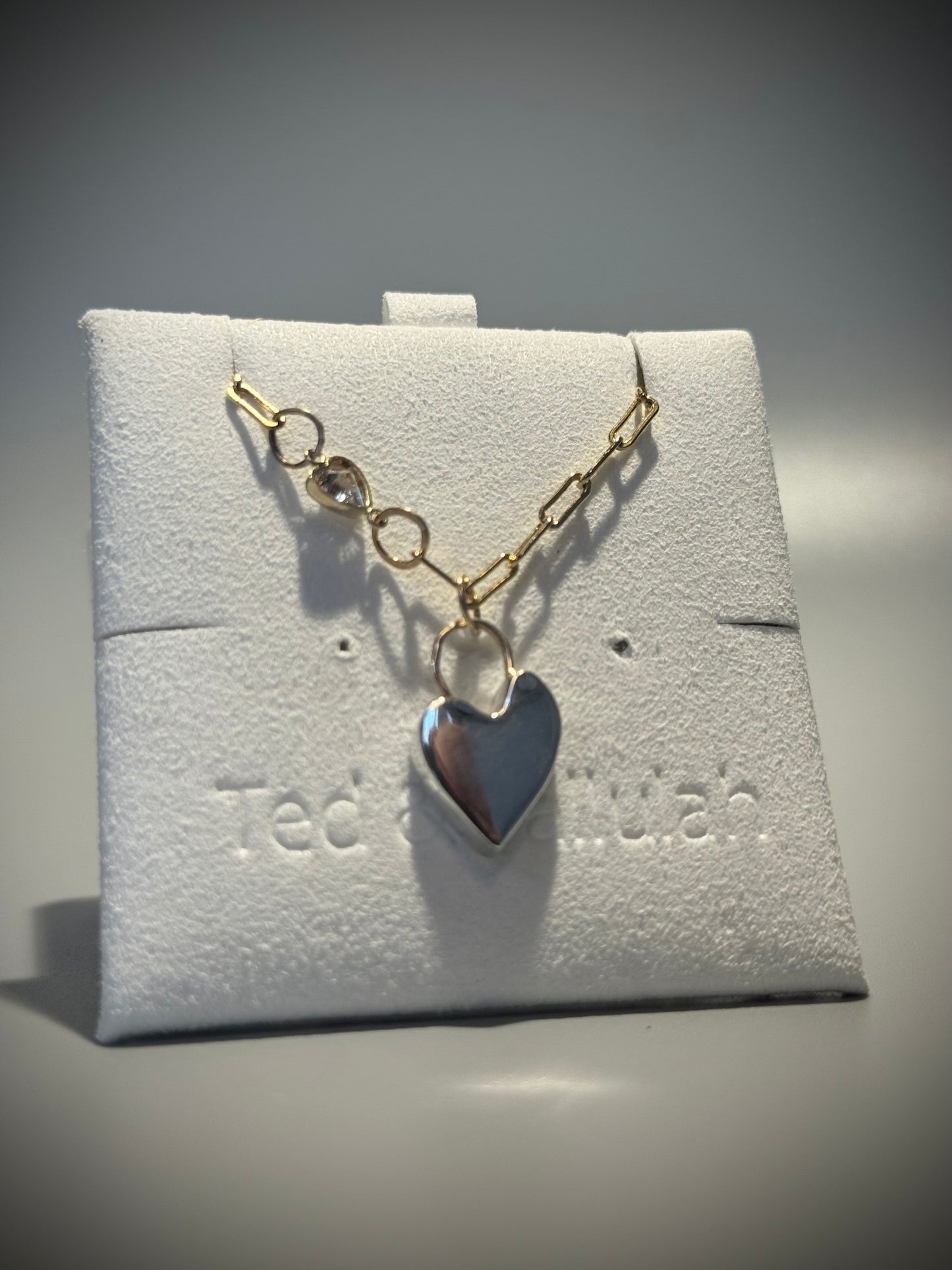 Solid Silver Heart Necklace