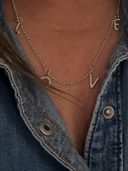 Love Letters Charm Necklace