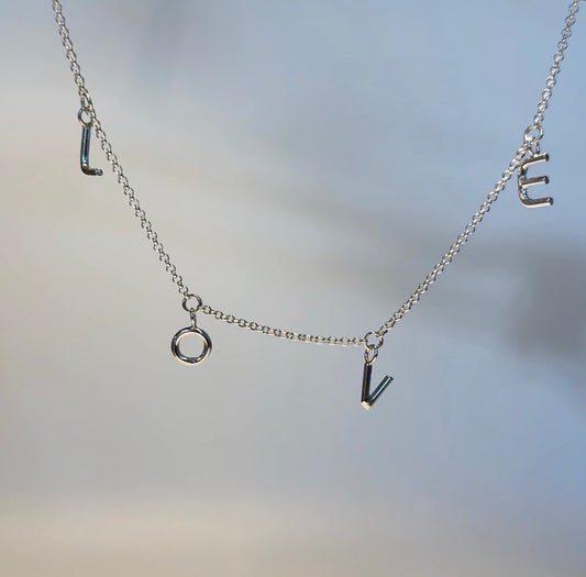 Love Letters Charm Necklace