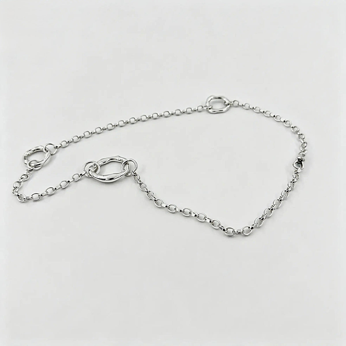 Molly Molten Silver Necklace