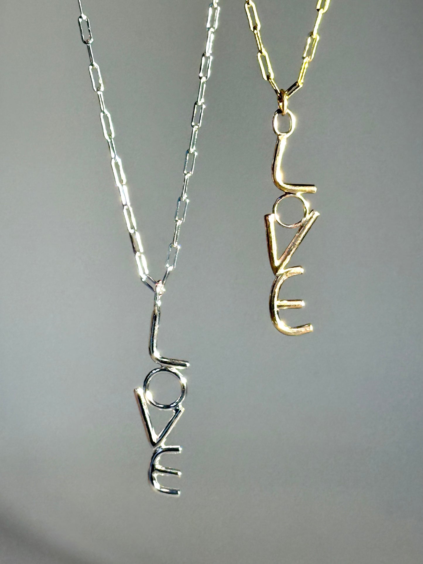 Sterling Silver Love Necklace