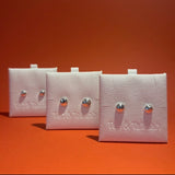 Molten Silver Studs