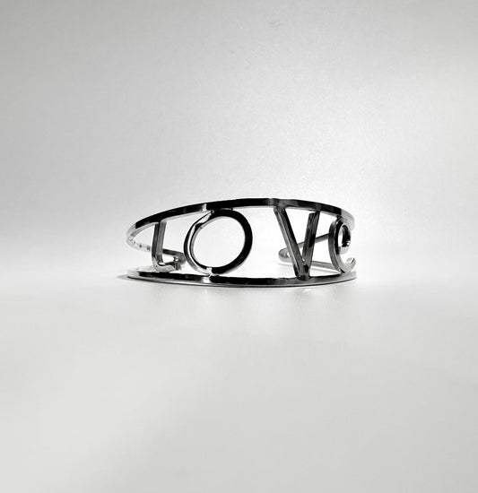 Narrow Silver Cuff Bangle