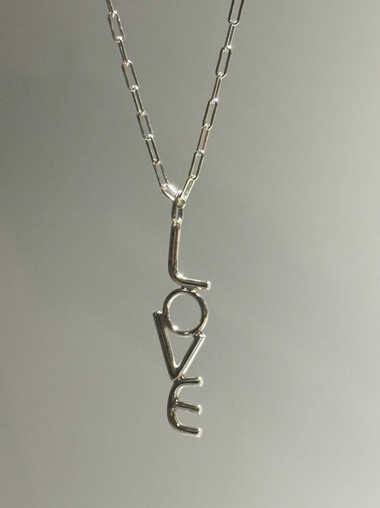 Sterling Silver Love Necklace