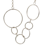 Silver Hoop Necklace