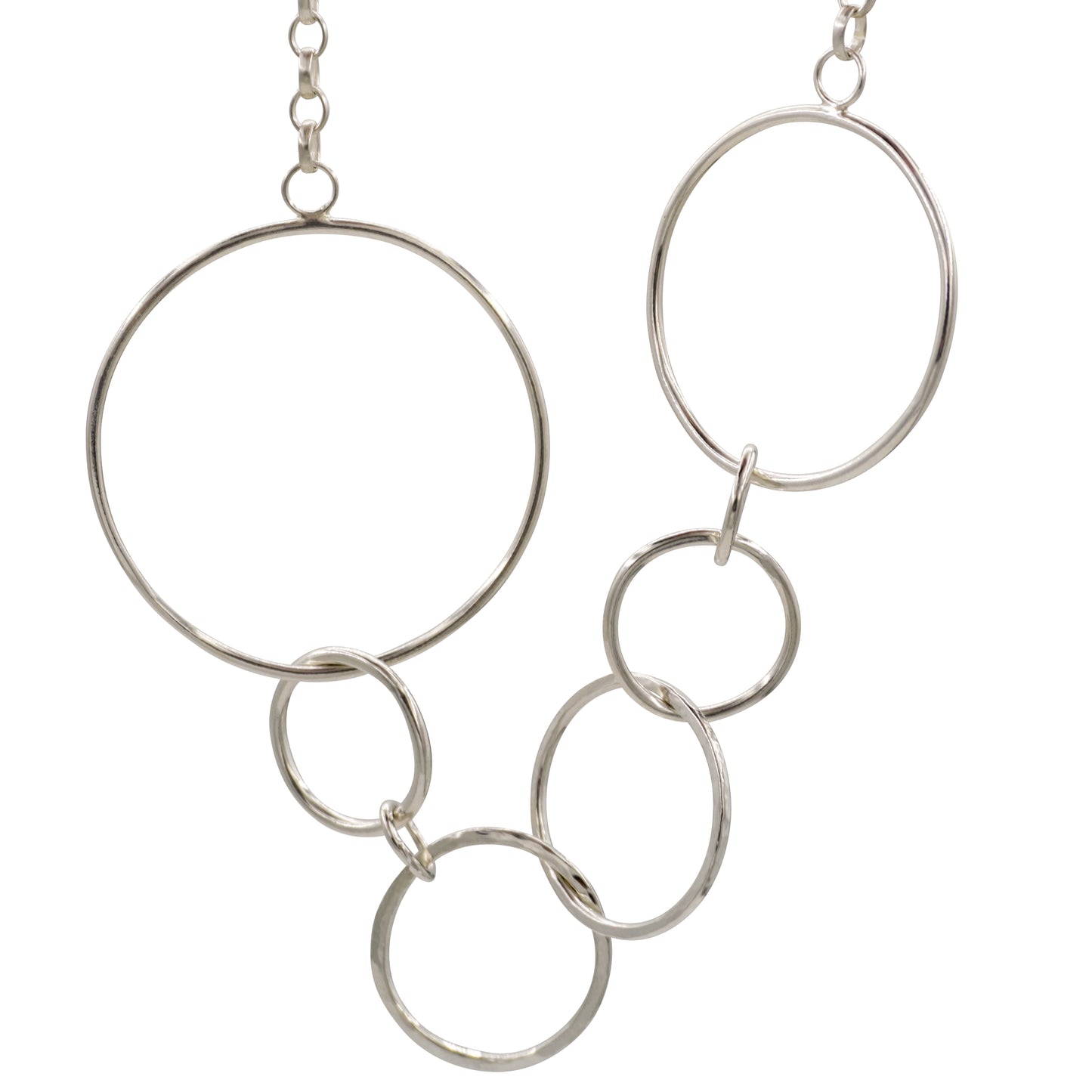 Silver Hoop Necklace