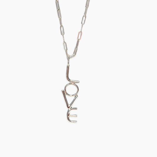 Sterling Silver Love Necklace