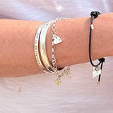 Silver Heart Charm Bracelet