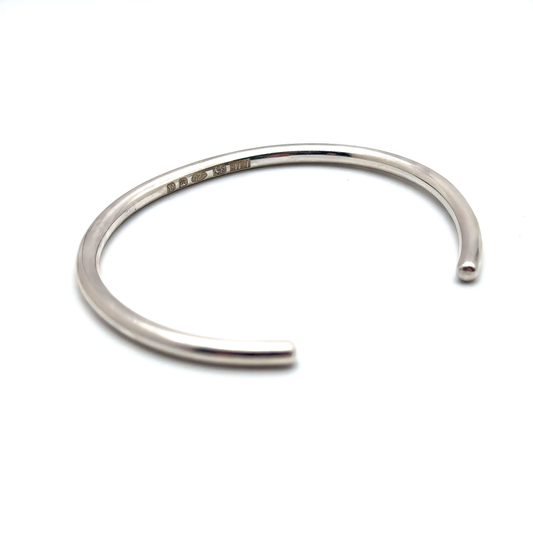 Silver Torque Bangle